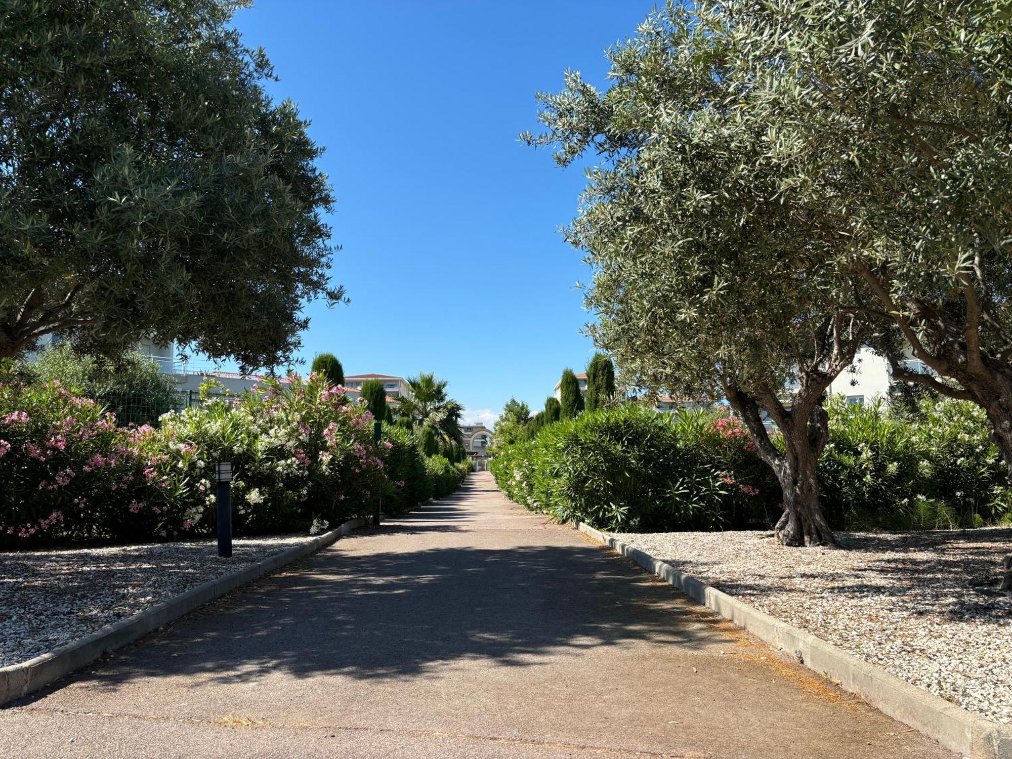 Beachside Apartment With Pool & Garden In Juan Les Pins Antibes Ngoại thất bức ảnh